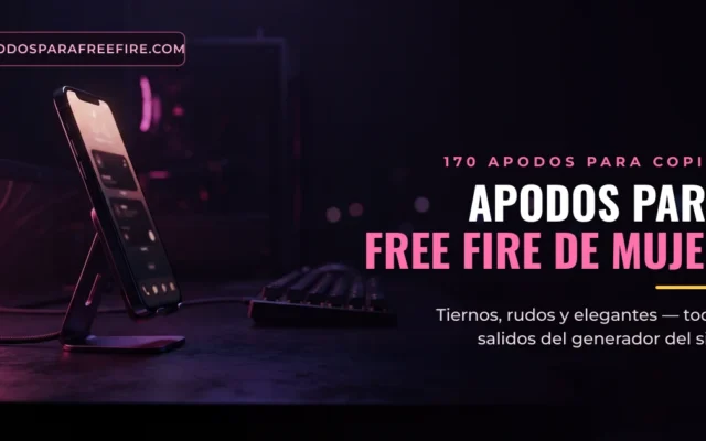 Apodos para Free Fire de mujer listos para copiar