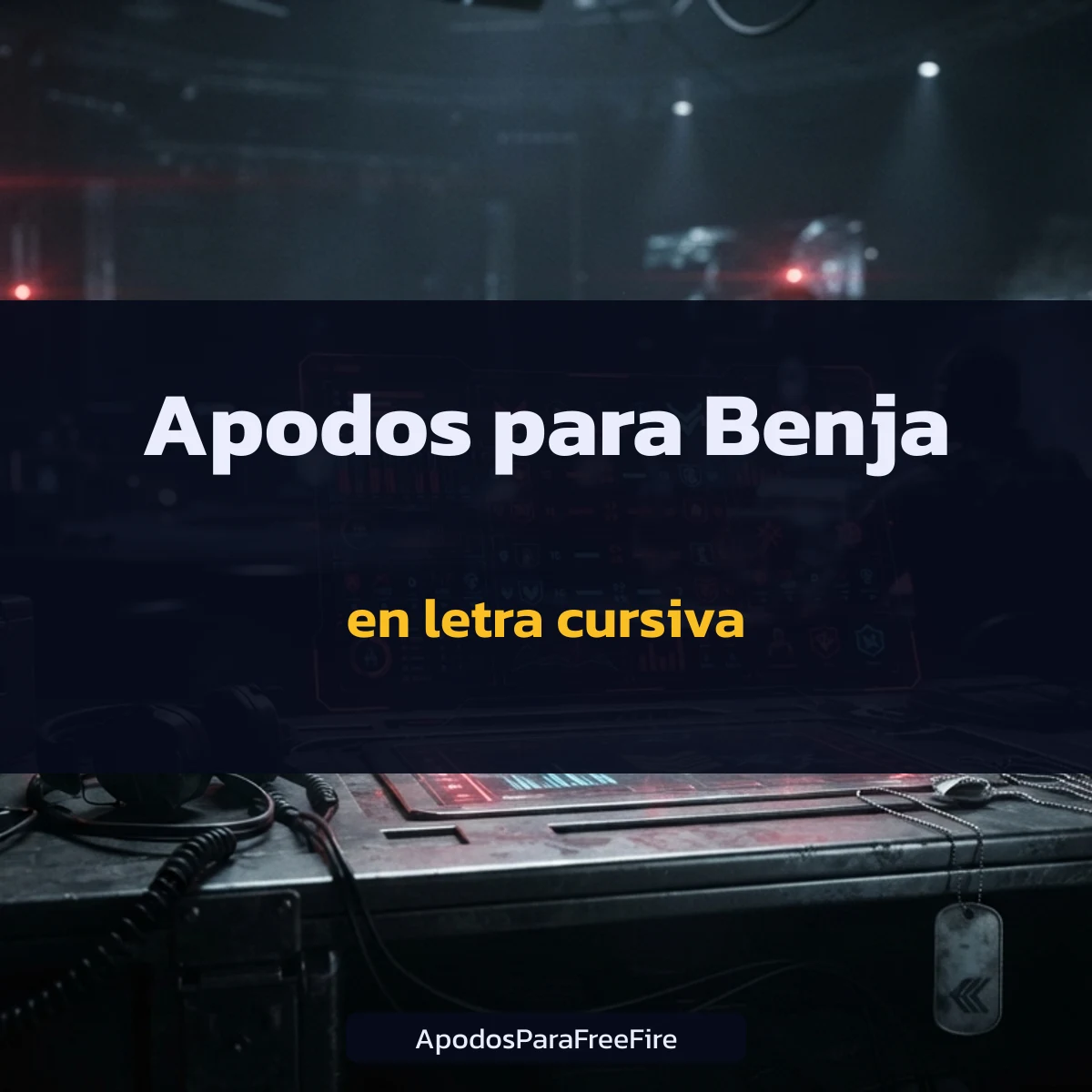 Benja en letra cursiva: apodos con letra script para copiar