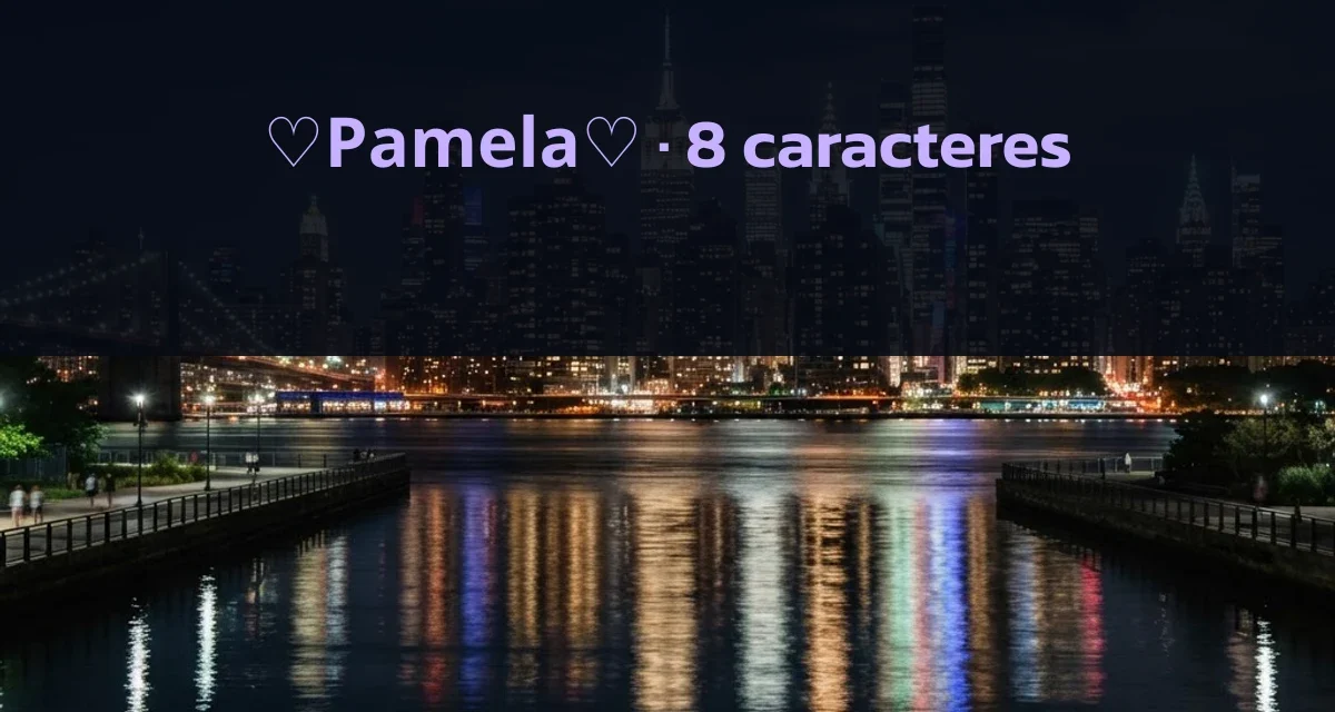 Pamela con símbolos: apodos para Free Fire
