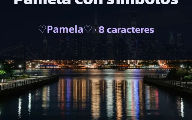 Pamela con símbolos: apodos para Free Fire