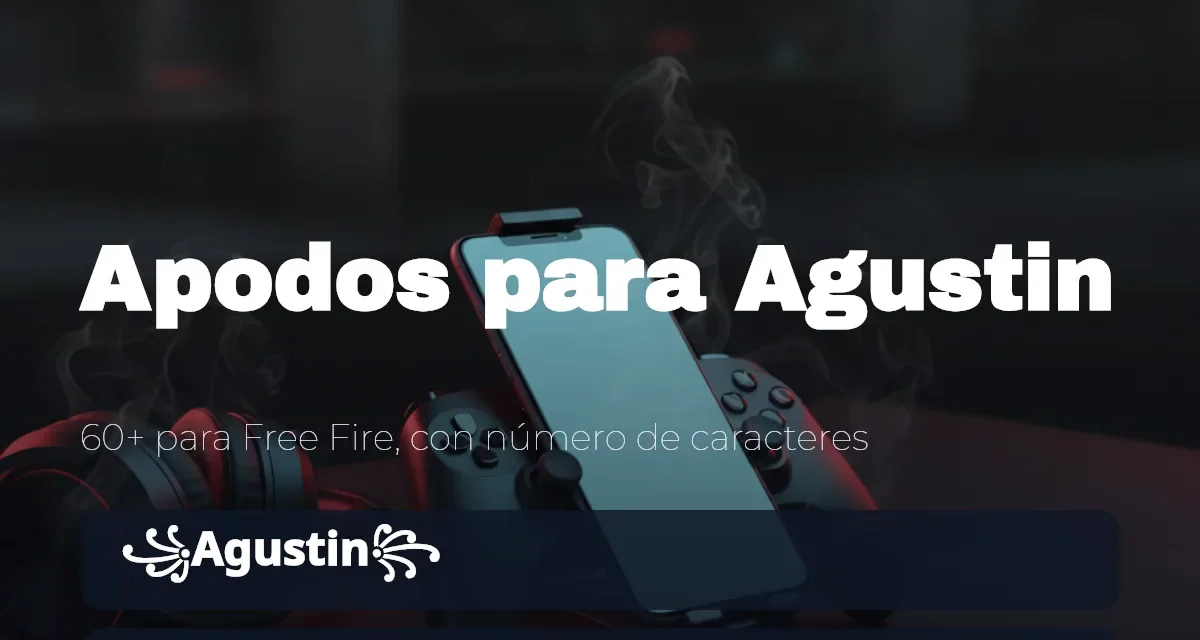 Apodos para Agustin para Free Fire con símbolos y letra cursiva